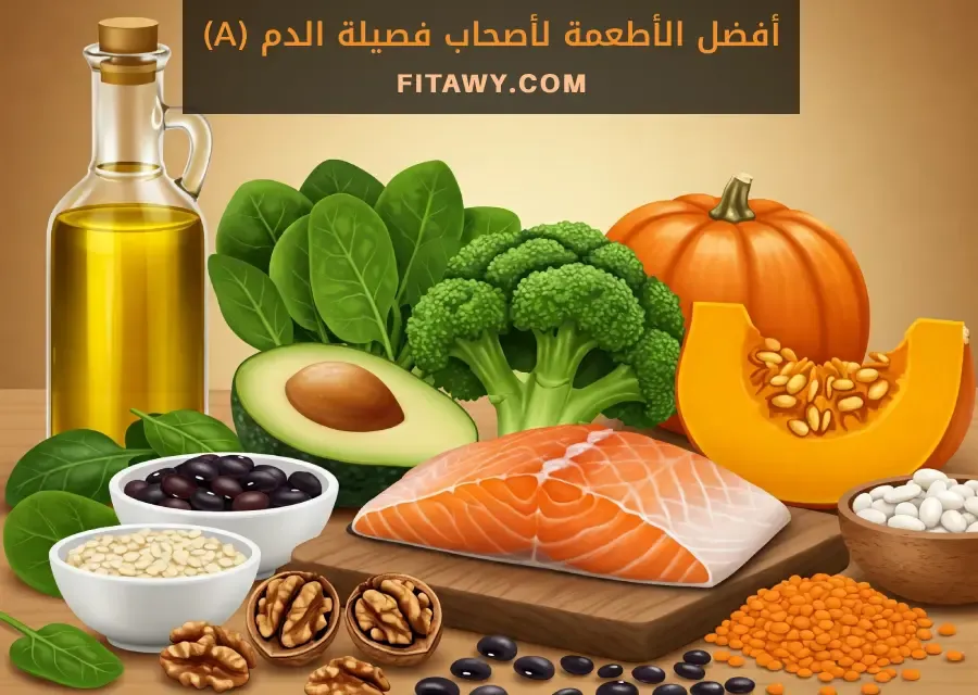أفضل الأطعمة لأصحاب فصيلة الدم   ( A )